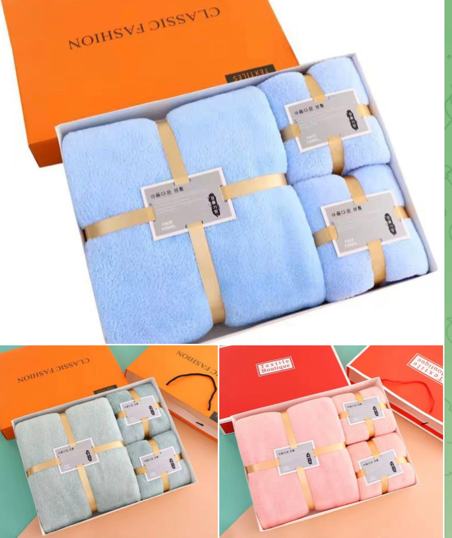 3 in 1 towel gift box set