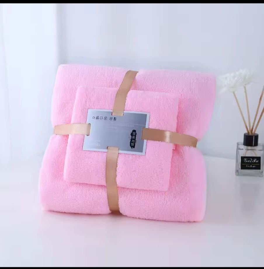*2 in 1 bath towel set