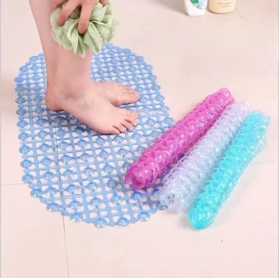 Non-slip bathroom mats