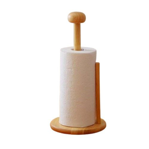 Wooden tissue holder