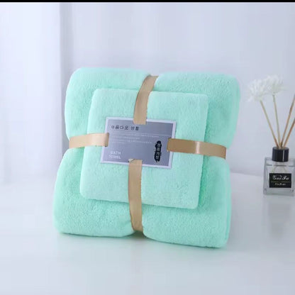 *2 in 1 bath towel set